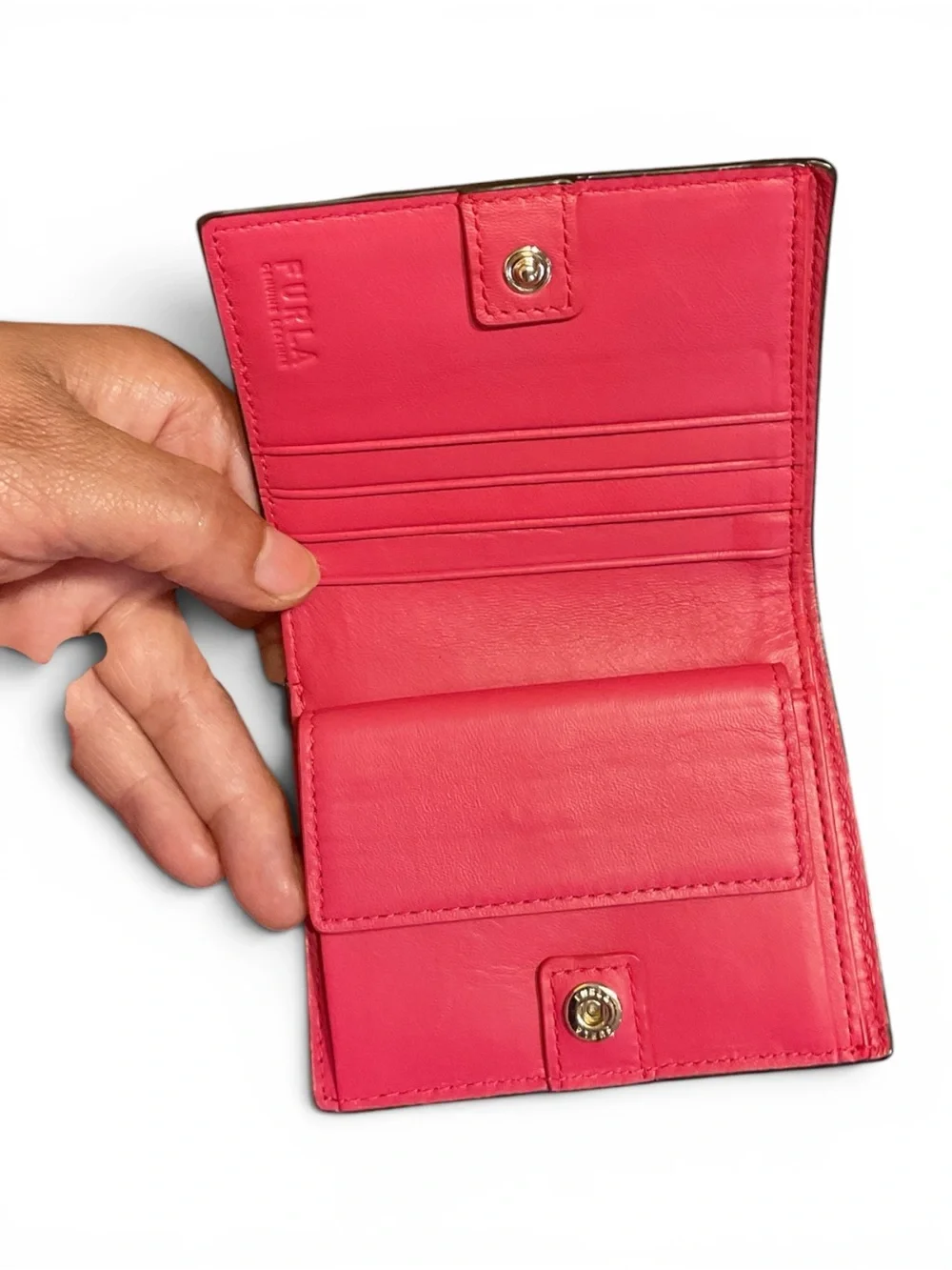 Furla compact leather